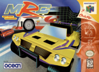 MRC Multi Racing Championship PAL Nintendo 64 PAL box art